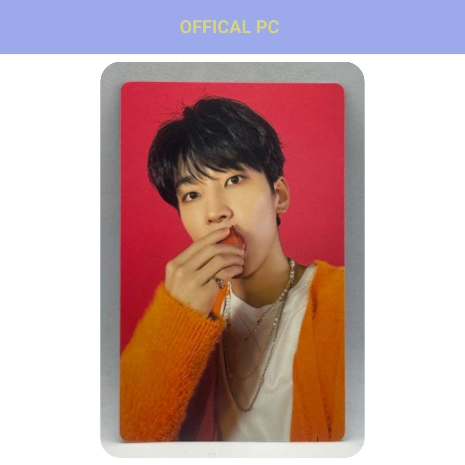 SEVENTEEN Wonwoo '' 2022 SVT Photobook '' Blue Black Photocard