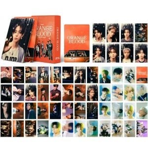 ENHYPEN '' Orange Blood '' Çift Yön Baskılı Lomo Card Seti