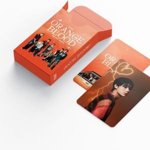ENHYPEN '' Orange Blood '' Çift Yön Baskılı Lomo Card Seti