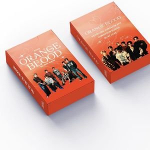 ENHYPEN '' Orange Blood '' Çift Yön Baskılı Lomo Card Seti