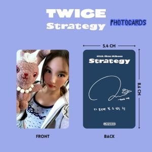 TWICE '' Strategy '' Digipack Photocards Set