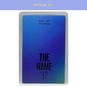 SEVENTEEN Seungkwan '' 2022 SVT Photobook '' Blue Black Photocard