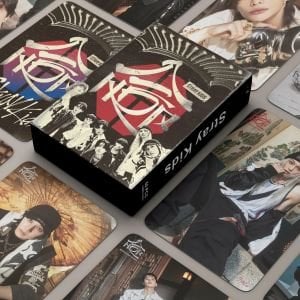 STRAY KIDS '' Skzhop Hiptape '' Çift Yön Baskılı Hologramlı Laser/Lomo Card Seti