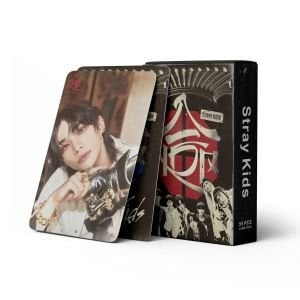 STRAY KIDS '' Skzhop Hiptape '' Çift Yön Baskılı Hologramlı Laser/Lomo Card Seti