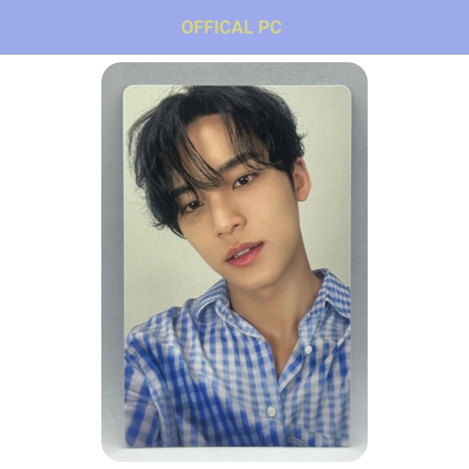 SEVENTEEN Mingyu '' 2022 SVT Photobook '' Blue Black Photocard