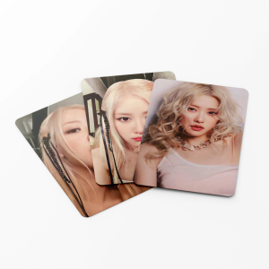 BLACKPINK  Rose '' APT ''  Çift Yön Baskılı Hologramlı Laser/Lomo Card Seti