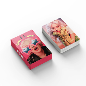 BLACKPINK  Rose '' APT ''  Çift Yön Baskılı Hologramlı Laser/Lomo Card Seti