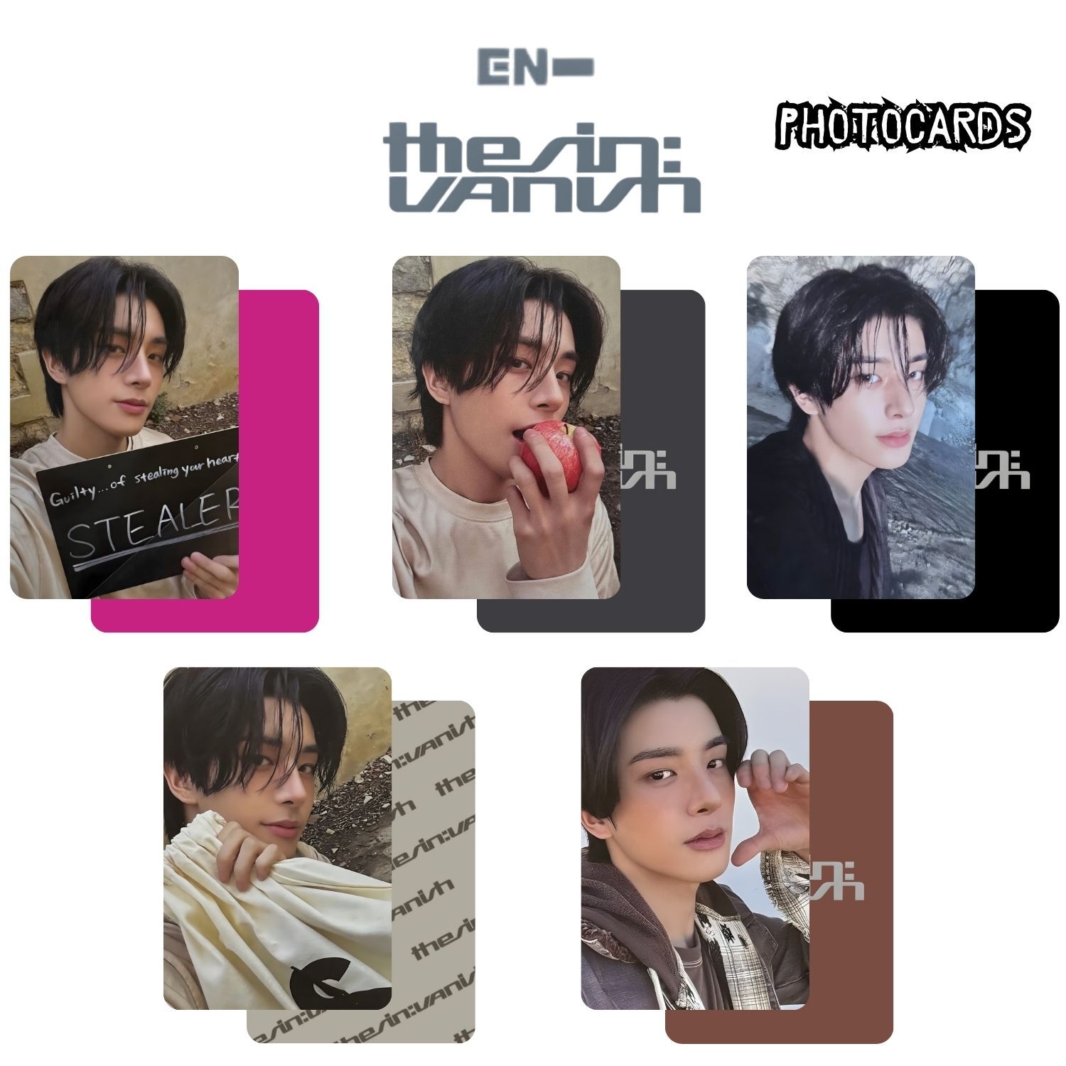 [US限定]ENHYPEN THESIN:VANISH target JAKE ENHYPEN Jake '' The Sin : VANISH '' Photocards Set
