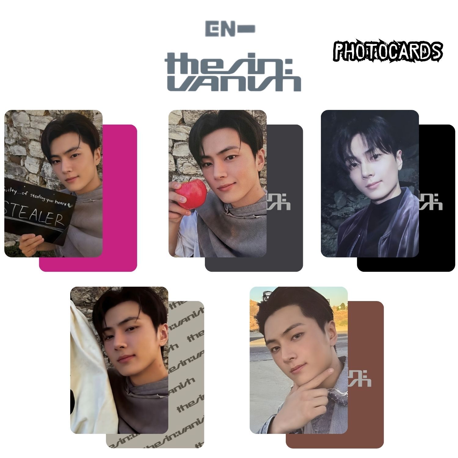 ENHYPEN  Jay '' The Sin : VANISH '' Photocards Set
