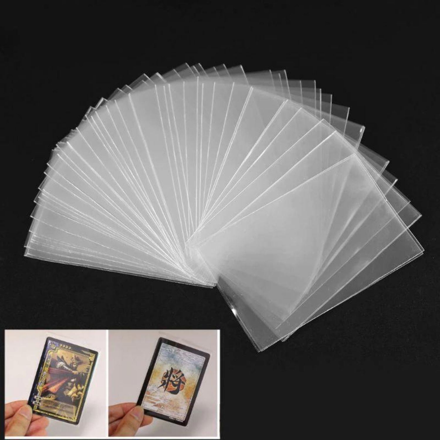Şeffaf Desensiz Kart Koruyucu (10 Adet - 5.8 x 8.8 cm)