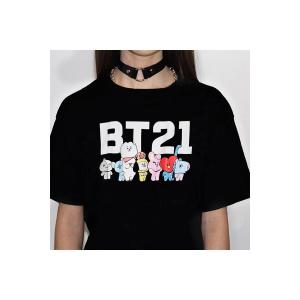 BTS ''BT21'' TShirt 2020 - Siyah L