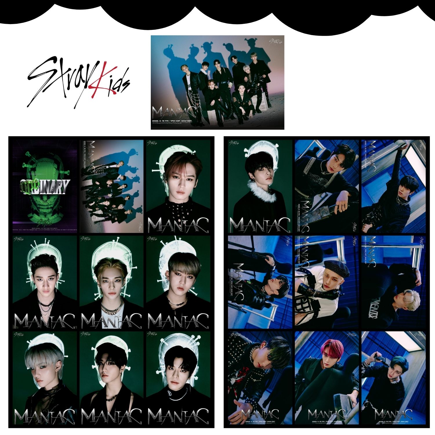 STRAY KIDS  '' Oddinary ''  Fotokart Seti