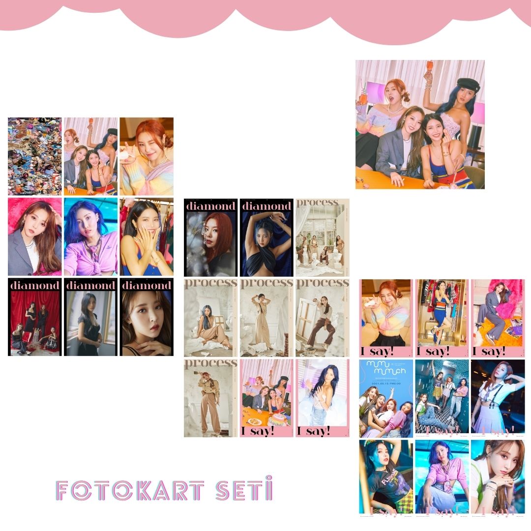 MAMAMOO '' I Say Mamamoo : The Best '' Fotokart Seti