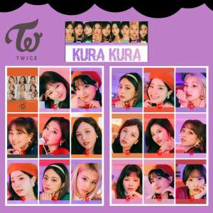TWICE '' Kura Kura '' Fotokart Seti