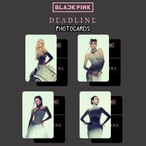 BLACKPINK '' Deadline '' Photocards Set 1