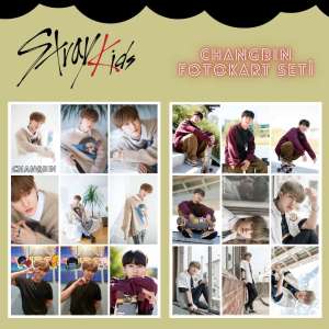 STRAY KIDS '' Changbin ''  Fotokart Seti