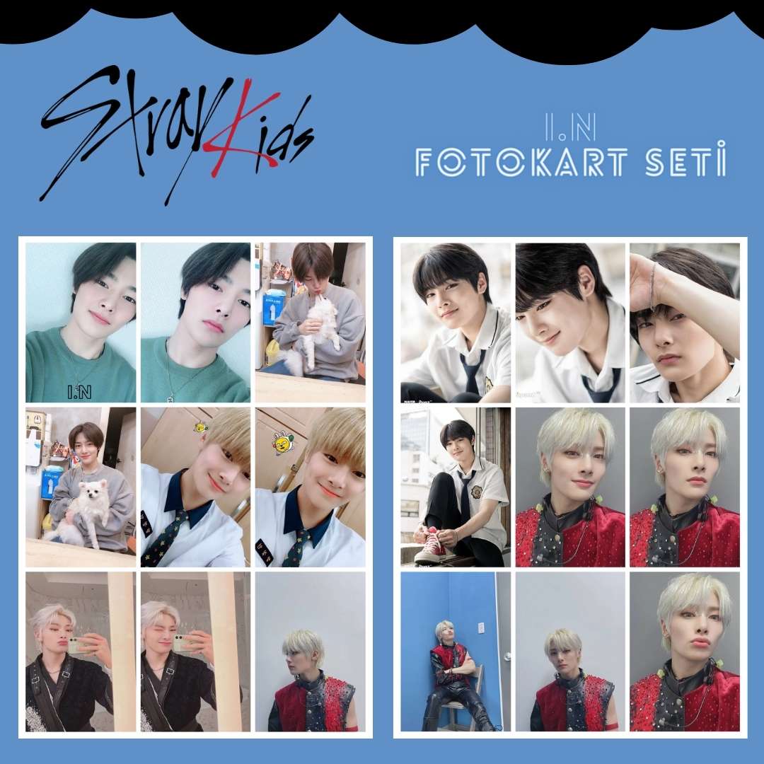 STRAY KIDS '' I.N ''  Fotokart Seti