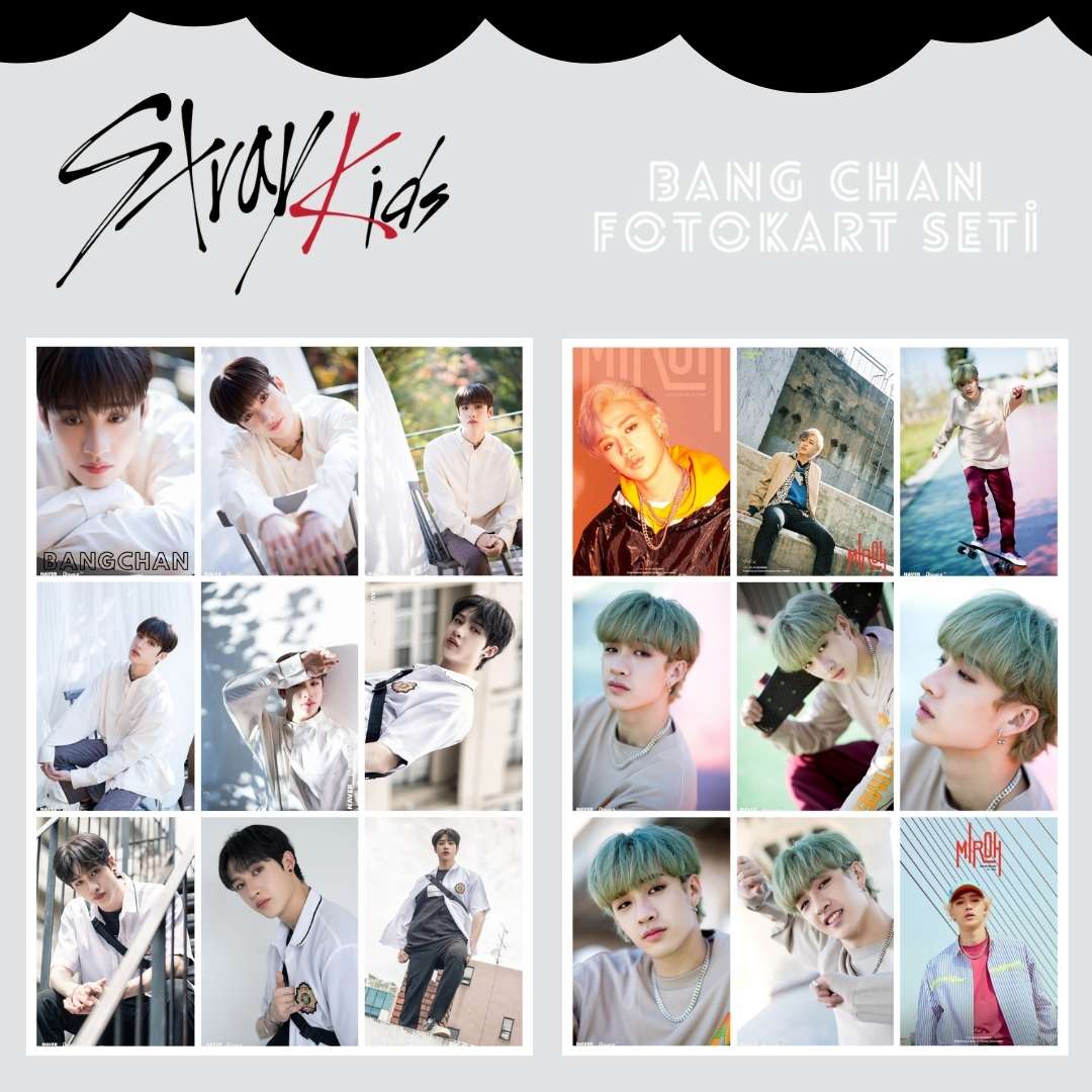 STRAY KIDS '' Bang Chan ''  Fotokart Seti