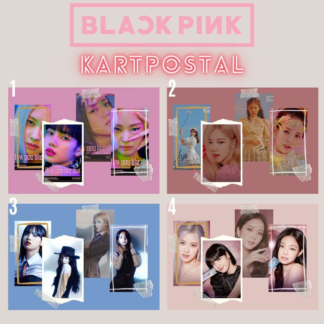 BLACKPINK Üye Kartpostalları 2021
