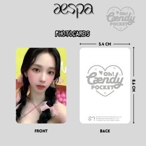 AESPA '' Oh! Ceandy Pocket '' Photocards Set 2