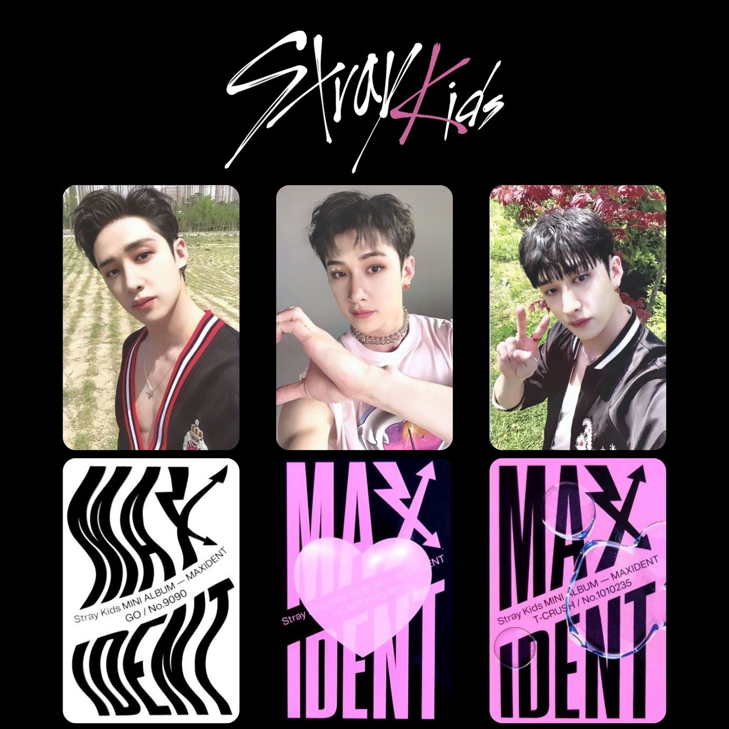 STRAY KIDS Bangchan '' Maxident '' Albüm Kart Seti