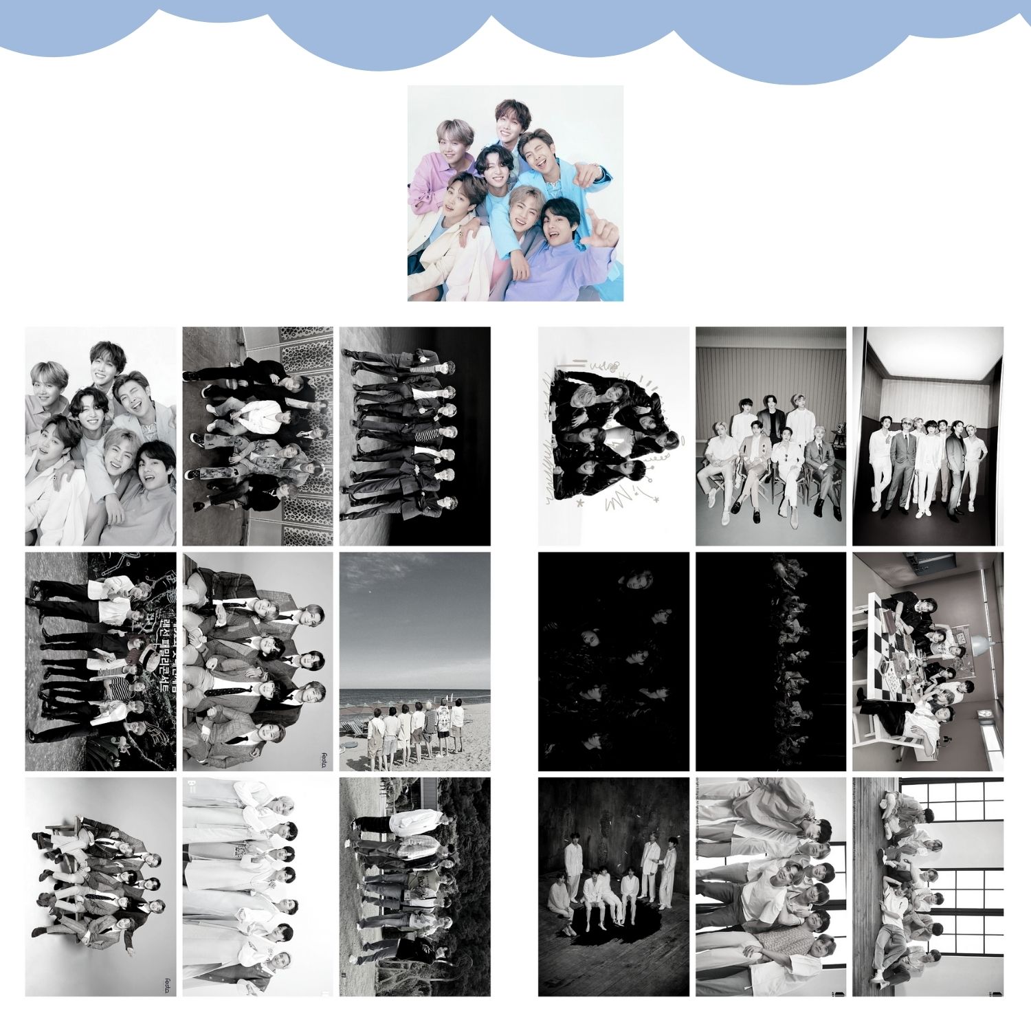 BTS  '' Tüm Zamanlar '' Fotokart Seti 2