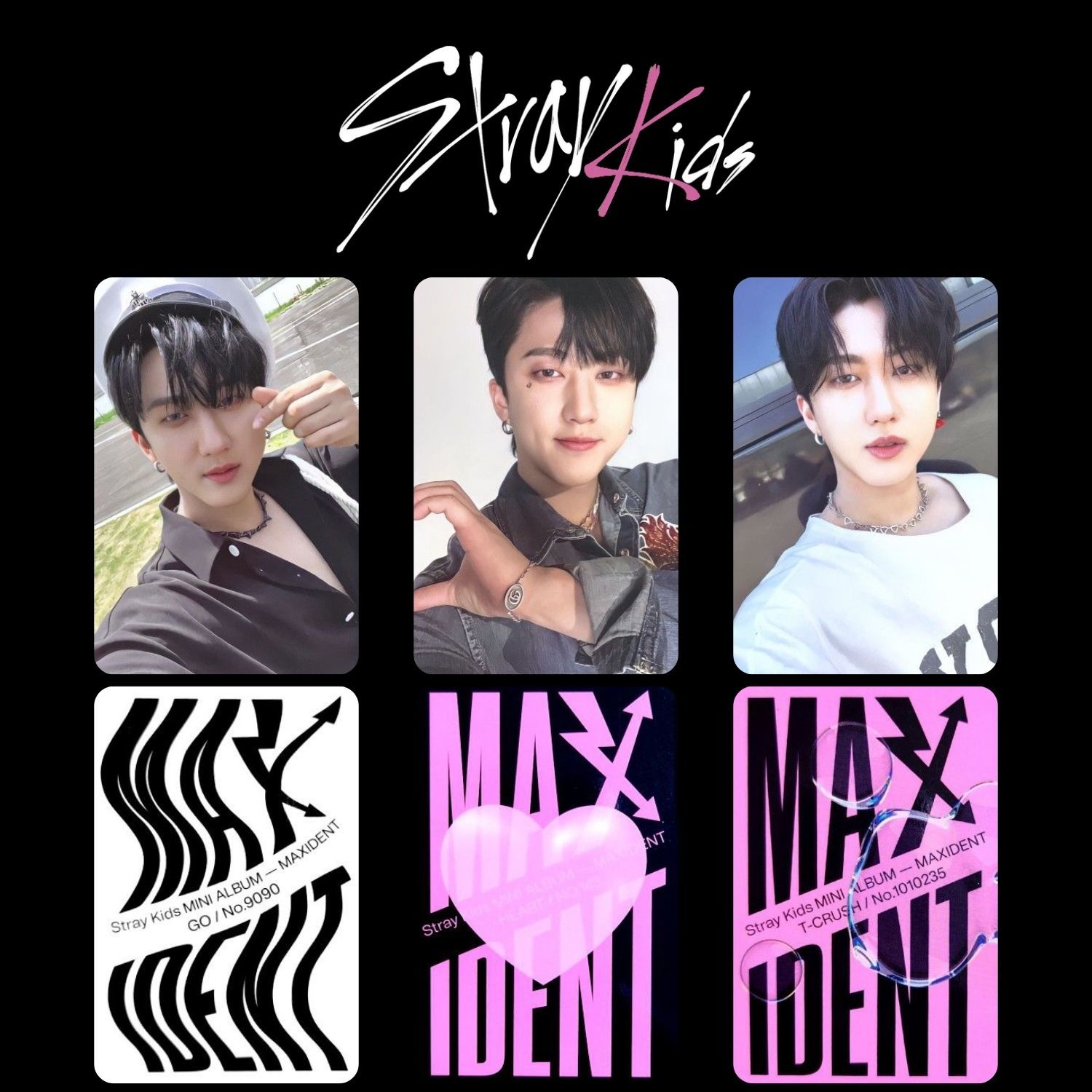 STRAY KIDS Changbin '' Maxident '' Albüm Kart Seti