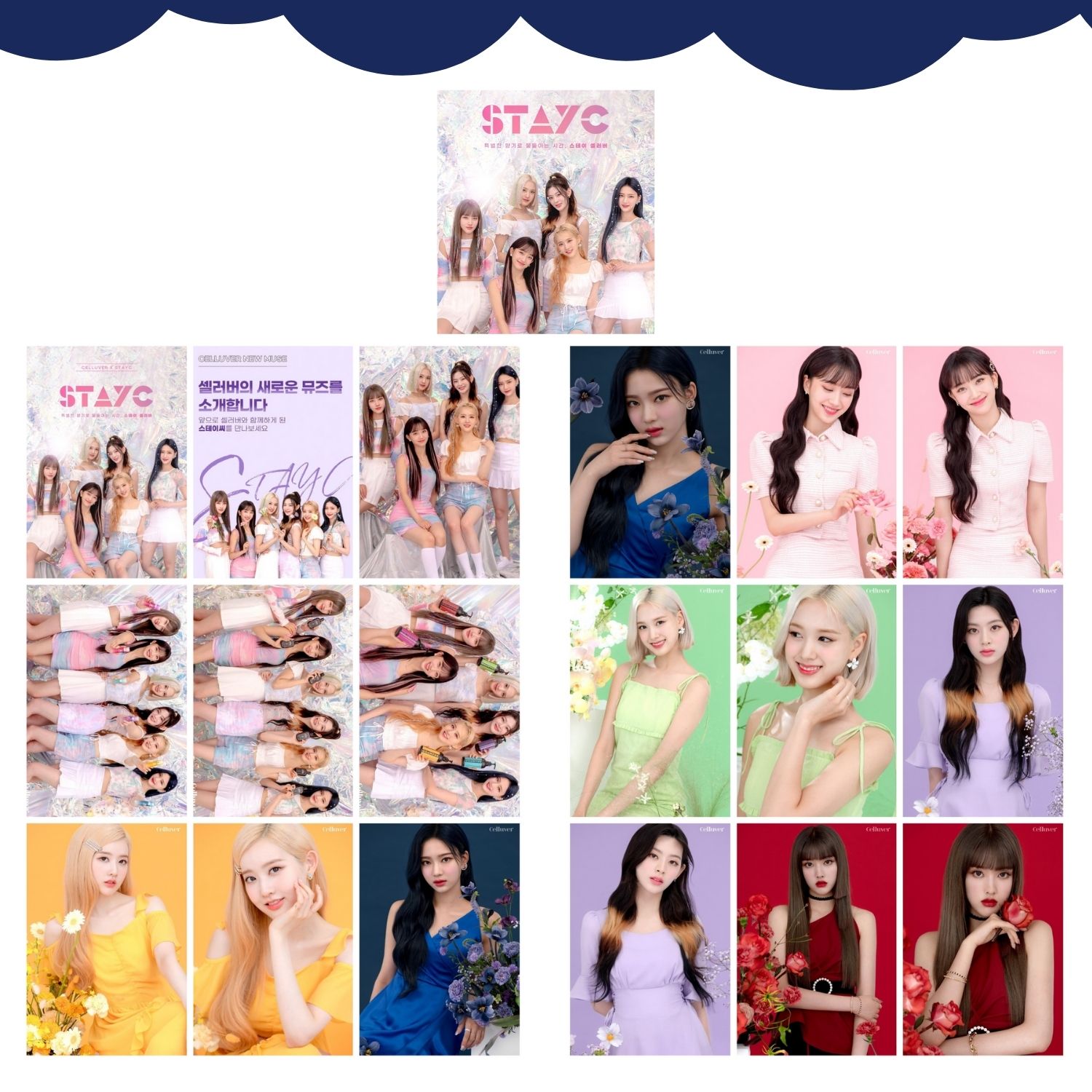 STAYC  '' Magazine '' Fotokart Seti