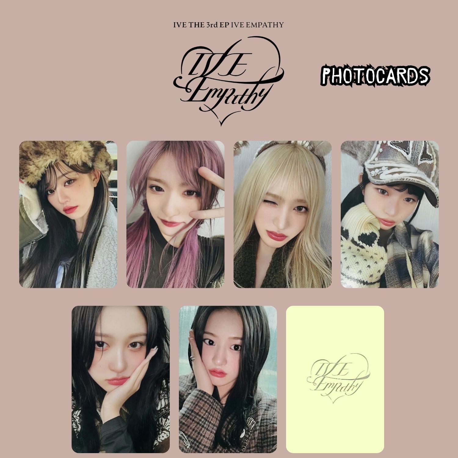 IVE '' Empathy '' Photocards Set ME Ver.