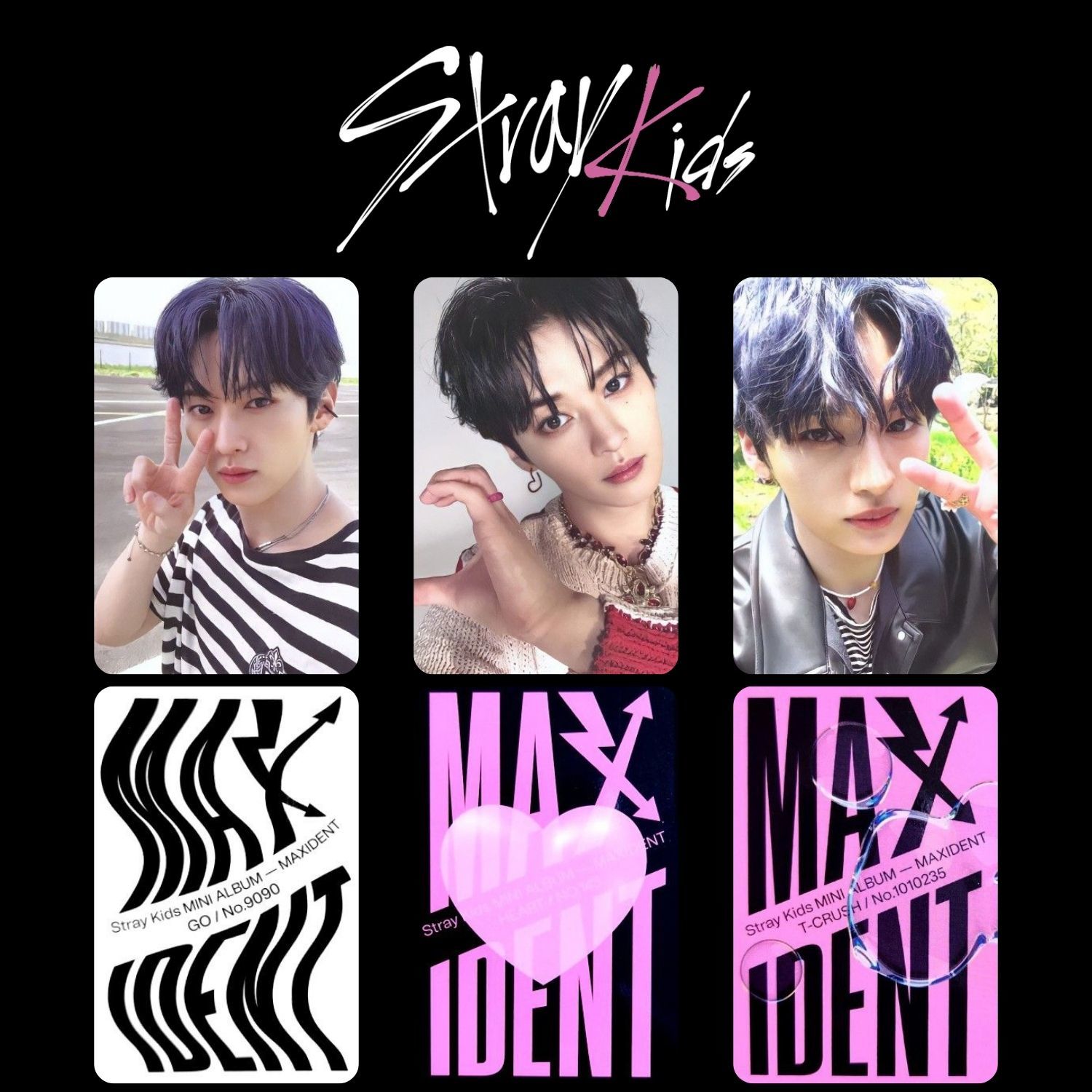 STRAY KIDS Lee Know '' Maxident '' Albüm Kart Seti