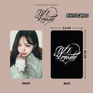 IVE '' Empathy '' Photocards Set And Us Ver.