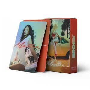 BLACKPINK  Jennie '' Mantra ''  Çift Yön Baskılı Hologramlı Laser/Lomo Card Seti