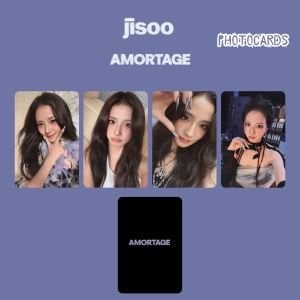 BLACKPINK Jisoo '' Amortage '' Photocards Set PURPLE