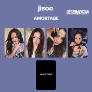 BLACKPINK Jisoo '' Amortage '' Photocards Set PURPLE