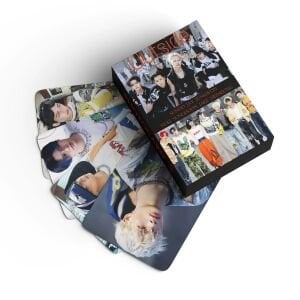 ENHYPEN '' Outside '' Çift Yön Baskılı Lomo Card Seti (55 Pcs)