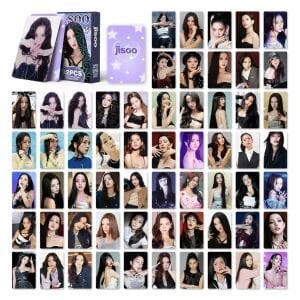 BLACKPINK Jisoo '' Amortage '' Çift Yön Baskılı Lomo Card Seti (60 Pcs)