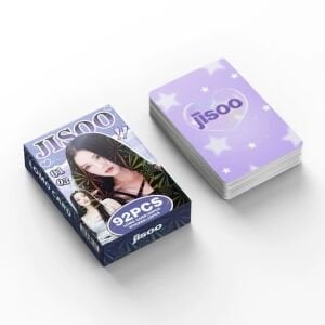 BLACKPINK Jisoo '' Amortage '' Çift Yön Baskılı Lomo Card Seti (60 Pcs)