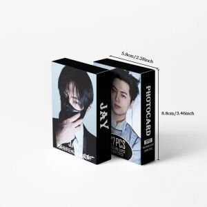 ENHYPEN Jay '' Desire Unleash '' Çift Yön Baskılı Lomo Card Seti (55 Pcs)