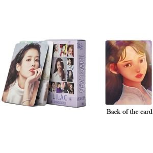 IU '' LILAC '' Çift Yön Baskılı Lomo Card Seti