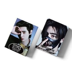 ENHYPEN Sunghoon '' Desire Unleash '' Çift Yön Baskılı Lomo Card Seti (55 Pcs)