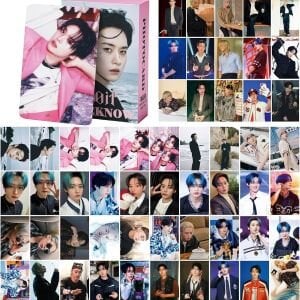 STRAY KIDS Lee Know '' DO IT '' Çift Yön Baskılı Lomo Card Seti (55 Pcs)