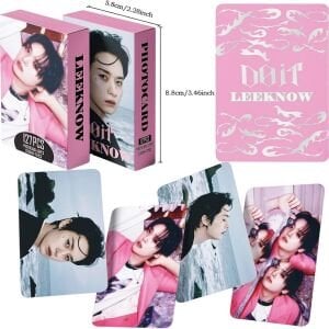 STRAY KIDS Lee Know '' DO IT '' Çift Yön Baskılı Lomo Card Seti (55 Pcs)