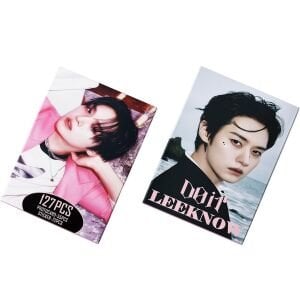 STRAY KIDS Lee Know '' DO IT '' Çift Yön Baskılı Lomo Card Seti (55 Pcs)