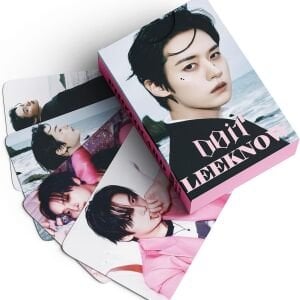 STRAY KIDS Lee Know '' DO IT '' Çift Yön Baskılı Lomo Card Seti (55 Pcs)