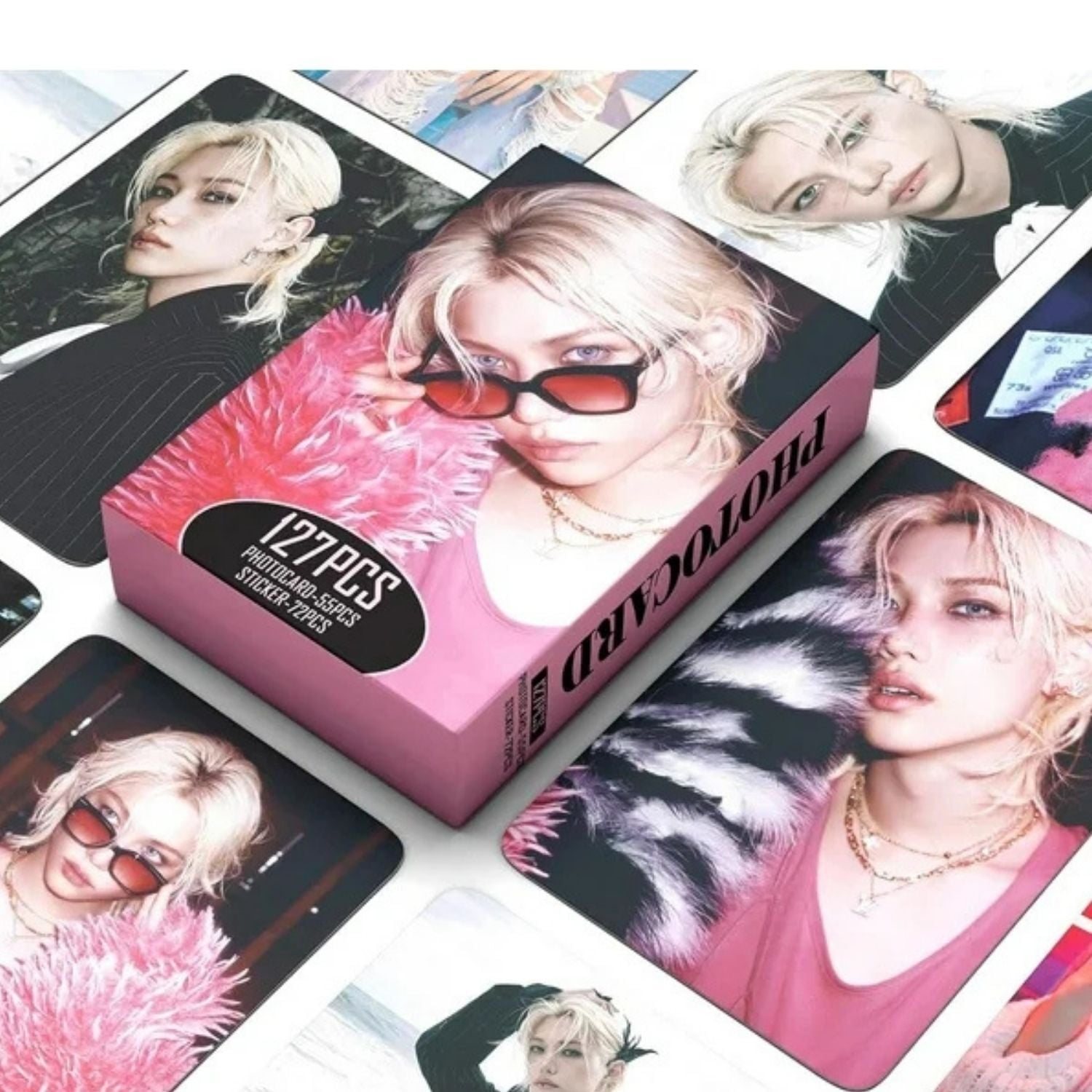 STRAY KIDS Felix '' DO IT '' Çift Yön Baskılı Lomo Card Seti (55 Pcs)