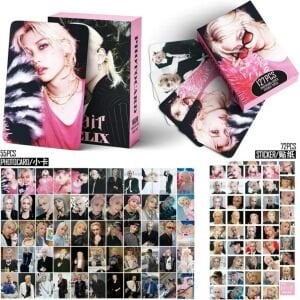 STRAY KIDS Felix '' DO IT '' Çift Yön Baskılı Lomo Card Seti (55 Pcs)