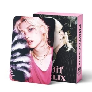 STRAY KIDS Felix '' DO IT '' Çift Yön Baskılı Lomo Card Seti (55 Pcs)
