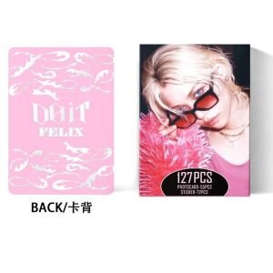 STRAY KIDS Felix '' DO IT '' Çift Yön Baskılı Lomo Card Seti (55 Pcs)