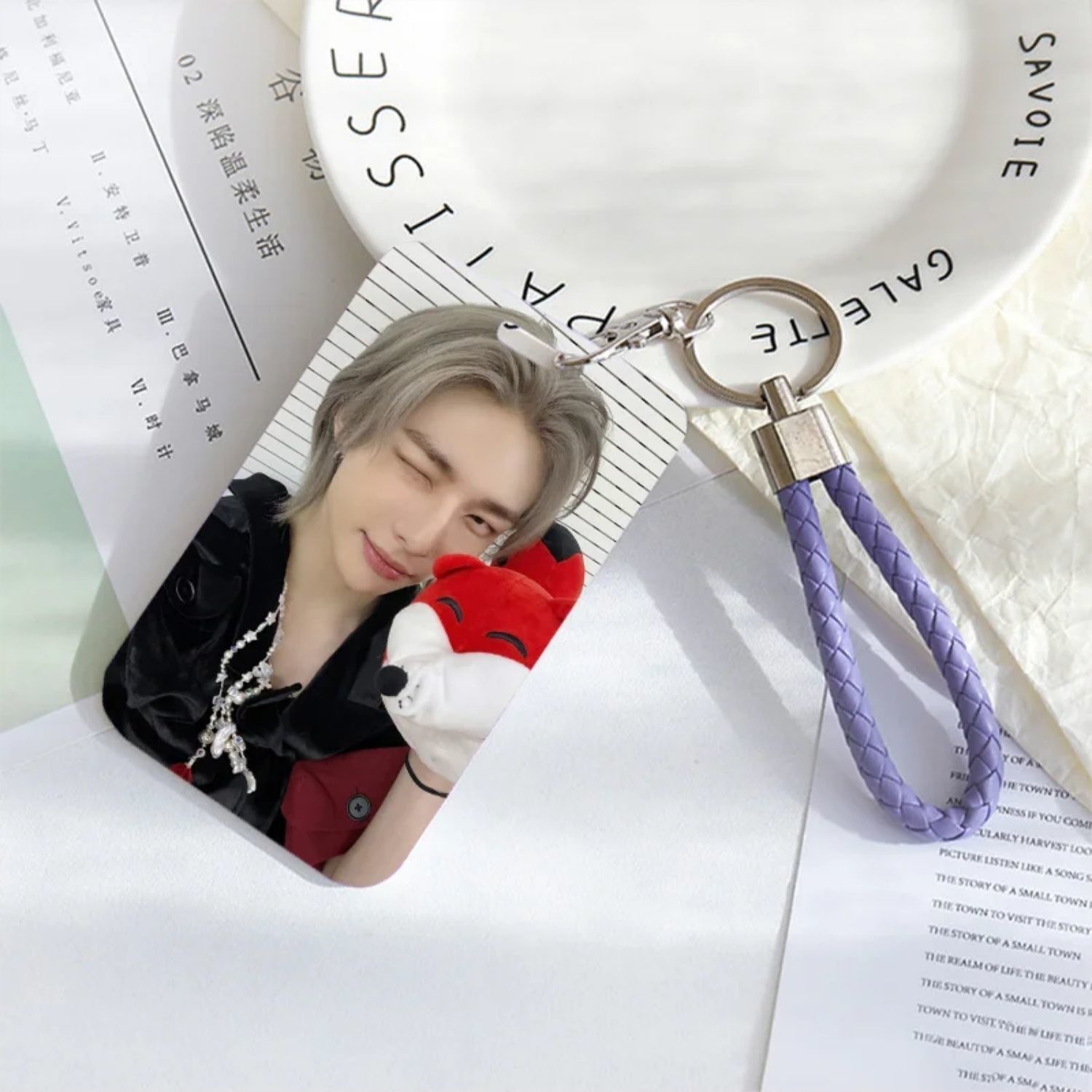 STRAY KIDS '' Hyunjin '' Sert Kapak Card Holder/Anahtarlık