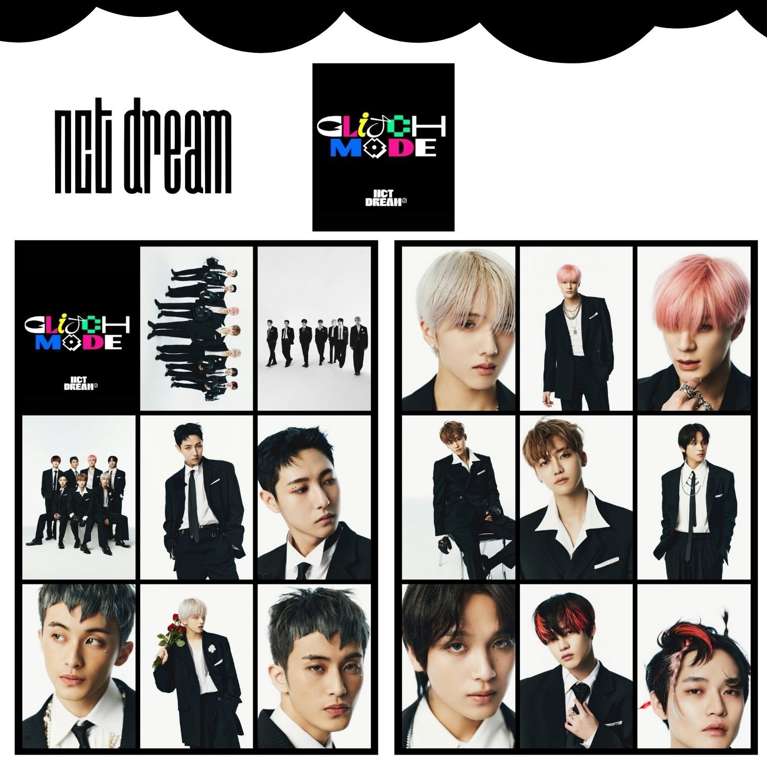 NCT DREAM  '' Glitch Mode ''  Fotokart Seti